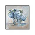 Picture of Blue Hydrangea _GroupedProduct_Square_Canvas_Framed_