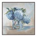 Picture of Blue Hydrangea _GroupedProduct_Square_Canvas_Framed_
