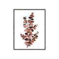 Picture of Rust Color Eucalyptus I  _GroupedProduct_Rectangle_Portrait_Canvas_Framed_