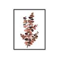Picture of Rust Color Eucalyptus I  _GroupedProduct_Rectangle_Portrait_Canvas_Framed_