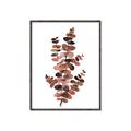 Picture of Rust Color Eucalyptus I  _GroupedProduct_Rectangle_Portrait_Canvas_Framed_