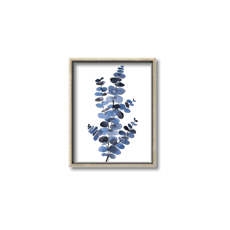 Picture of Blue Color Eucalyptus I  _GroupedProduct_Rectangle_Portrait_Canvas_Framed_