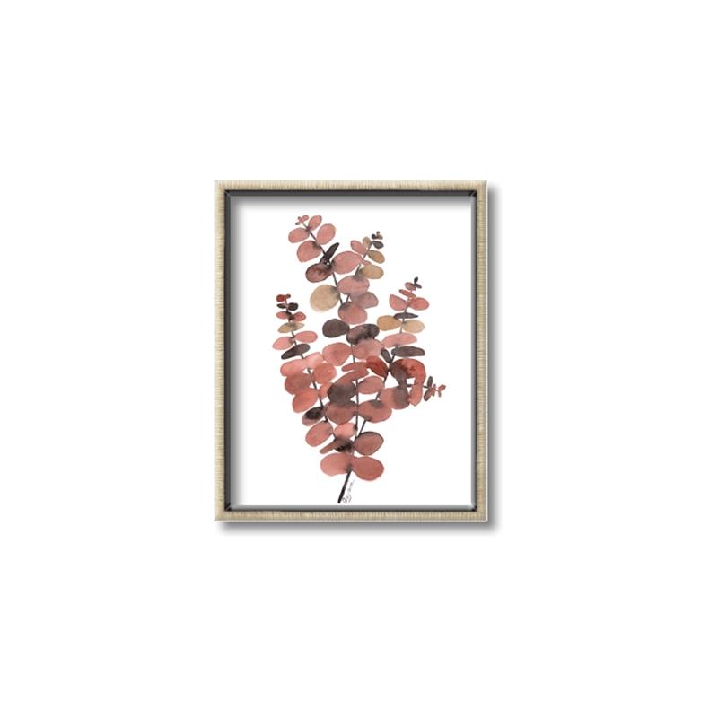 Picture of Pink Color Eucalyptus II _GroupedProduct_Rectangle_Portrait_Canvas_Framed_