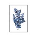 Picture of Blue Color Eucalyptus II  _GroupedProduct_Rectangle_Portrait_Canvas_Framed_