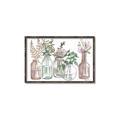 Picture of Bottled Plants I _GroupedProduct_Rectangle_Landscape_Canvas_Framed_