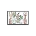 Picture of Bottled Plants I _GroupedProduct_Rectangle_Landscape_Canvas_Framed_