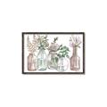 Picture of Bottled Plants I _GroupedProduct_Rectangle_Landscape_Canvas_Framed_
