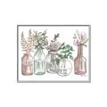 Picture of Bottled Plants I _GroupedProduct_Rectangle_Landscape_Canvas_Framed_