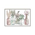 Picture of Bottled Plants I _GroupedProduct_Rectangle_Landscape_Canvas_Framed_
