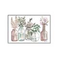Picture of Bottled Plants I _GroupedProduct_Rectangle_Landscape_Canvas_Framed_