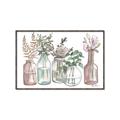 Picture of Bottled Plants I _GroupedProduct_Rectangle_Landscape_Canvas_Framed_