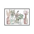 Picture of Bottled Plants I _GroupedProduct_Rectangle_Landscape_Canvas_Framed_