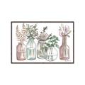 Picture of Bottled Plants I _GroupedProduct_Rectangle_Landscape_Canvas_Framed_