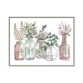 Picture of Bottled Plants I _GroupedProduct_Rectangle_Landscape_Canvas_Framed_
