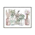 Picture of Bottled Plants I _GroupedProduct_Rectangle_Landscape_Canvas_Framed_