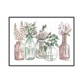 Picture of Bottled Plants I _GroupedProduct_Rectangle_Landscape_Canvas_Framed_