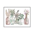 Picture of Bottled Plants I _GroupedProduct_Rectangle_Landscape_Canvas_Framed_