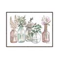 Picture of Bottled Plants I _GroupedProduct_Rectangle_Landscape_Canvas_Framed_