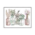Picture of Bottled Plants I _GroupedProduct_Rectangle_Landscape_Canvas_Framed_