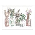 Picture of Bottled Plants I _GroupedProduct_Rectangle_Landscape_Canvas_Framed_