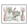 Picture of Bottled Plants I _GroupedProduct_Rectangle_Landscape_Canvas_Framed_