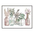 Picture of Bottled Plants I _GroupedProduct_Rectangle_Landscape_Canvas_Framed_
