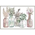 Picture of Bottled Plants I _GroupedProduct_Rectangle_Landscape_Canvas_Framed_