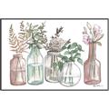 Picture of Bottled Plants I _GroupedProduct_Rectangle_Landscape_Canvas_Framed_