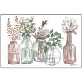 Picture of Bottled Plants I _GroupedProduct_Rectangle_Landscape_Canvas_Framed_