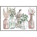 Picture of Bottled Plants I _GroupedProduct_Rectangle_Landscape_Canvas_Framed_