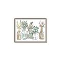 Picture of Bottled Plants Neutral I  _GroupedProduct_Rectangle_Landscape_Canvas_Framed_