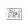 Picture of Bottled Plants Neutral I  _GroupedProduct_Rectangle_Landscape_Canvas_Framed_