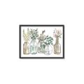 Picture of Bottled Plants Neutral I  _GroupedProduct_Rectangle_Landscape_Canvas_Framed_