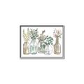 Picture of Bottled Plants Neutral I  _GroupedProduct_Rectangle_Landscape_Canvas_Framed_