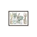 Picture of Bottled Plants Neutral I  _GroupedProduct_Rectangle_Landscape_Canvas_Framed_