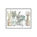 Picture of Bottled Plants Neutral I  _GroupedProduct_Rectangle_Landscape_Canvas_Framed_