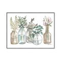 Picture of Bottled Plants Neutral I  _GroupedProduct_Rectangle_Landscape_Canvas_Framed_