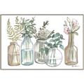 Picture of Bottled Plants Neutral I  _GroupedProduct_Rectangle_Landscape_Canvas_Framed_