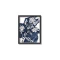 Picture of White fower on blue bkg _GroupedProduct_Rectangle_Portrait_Canvas_Framed_