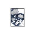 Picture of Hydrangea flower on blue bkg _GroupedProduct_Rectangle_Portrait_Canvas_Framed_