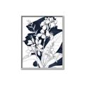 Picture of Blue & White Flower I  _GroupedProduct_Rectangle_Portrait_Canvas_Framed_