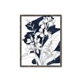 Picture of Blue & White Flower I  _GroupedProduct_Rectangle_Portrait_Canvas_Framed_