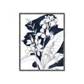 Picture of Blue & White Flower I  _GroupedProduct_Rectangle_Portrait_Canvas_Framed_