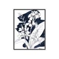 Picture of Blue & White Flower I  _GroupedProduct_Rectangle_Portrait_Canvas_Framed_