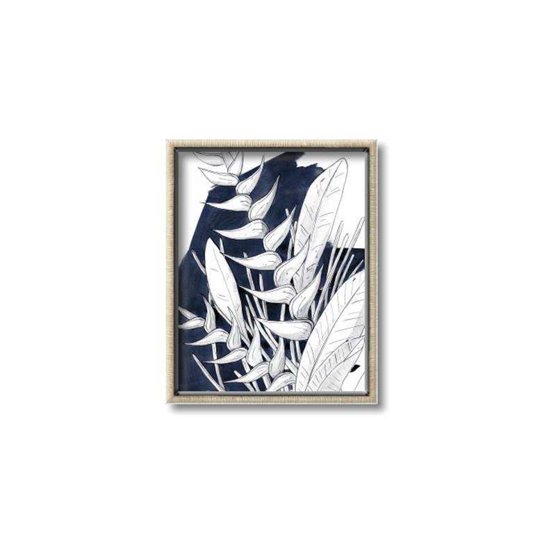 Picture of Blue & white flower II _GroupedProduct_Rectangle_Portrait_Canvas_Framed_