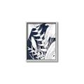 Picture of Blue & white flower II _GroupedProduct_Rectangle_Portrait_Canvas_Framed_