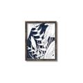 Picture of Blue & white flower II _GroupedProduct_Rectangle_Portrait_Canvas_Framed_