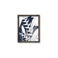 Picture of Blue & white flower II _GroupedProduct_Rectangle_Portrait_Canvas_Framed_
