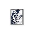 Picture of Blue & white flower II _GroupedProduct_Rectangle_Portrait_Canvas_Framed_