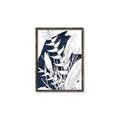 Picture of Blue & white flower II _GroupedProduct_Rectangle_Portrait_Canvas_Framed_
